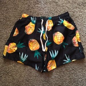 H&M Pineapple Board Shorts